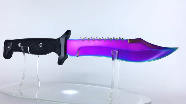 НОЖ БОУИ ГРАДИЕНТ | Настоящая полноразмерная стальная реплика из CS:GO — KERAMBITER.RU