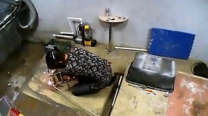 Самодельный лабаз-самолаз для охоты.