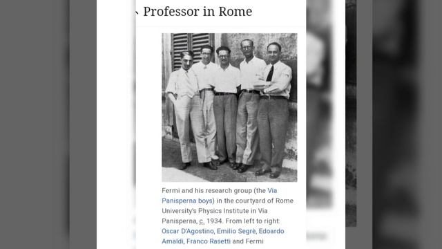 Web Of Stories.fermi Paradox.nobel Prize.enrico Fermi Biography.