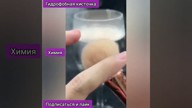 Гидрофобная кисточка. Нерастворимые веществ. Химия смотреть онлайн