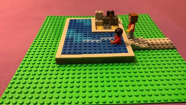 The Lego Swimming Pool Part:2 (The attack of the ALLIGATOR! 🐊) смотреть онлайн