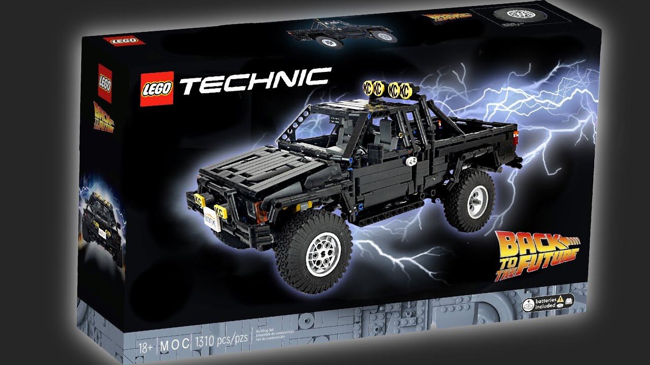 LEGO Back to the future - "Time Machine" TOYOTA Hilux Pickup Truck BTTF смотреть онлайн