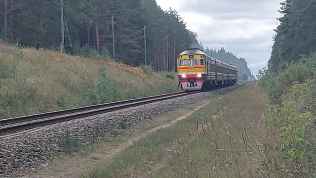 DMU's DR1A-311/198+290 from Daugavpils returning to Riga смотреть онлайн
