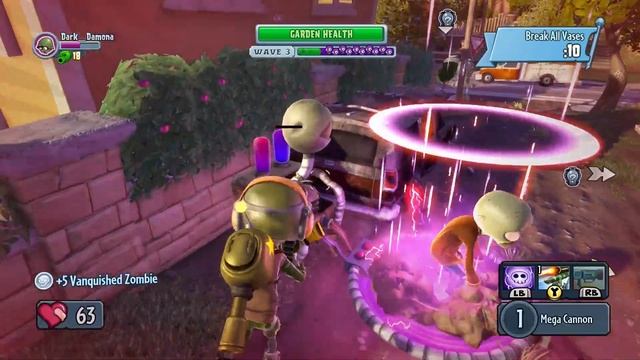 Playing Garden Warfare 1 Ops But I'm Zombie Side смотреть онлайн