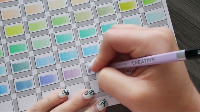 Not Your Average Pastel Colored Pencils | Swatching Indra 72 Limited Edition Pencils смотреть онлайн