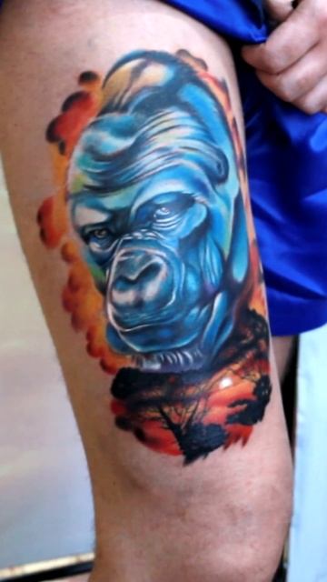 Moldova tattoo gorilla #short смотреть онлайн