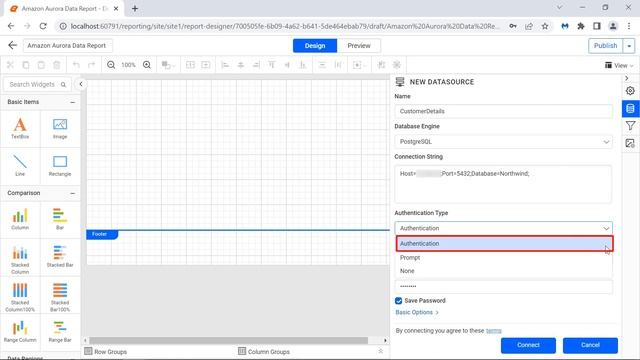 How to Connect Data to a Report using Amazon Aurora смотреть онлайн