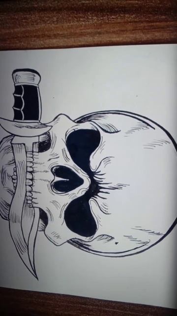 Skull Drawing смотреть онлайн