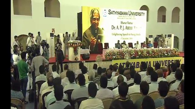 Dr.A.P.J ABDUL KALAM at Sathyabama University. смотреть онлайн