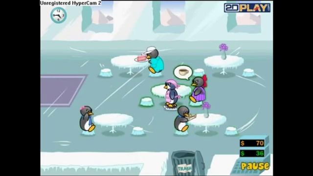 Пингвин официант 2 / Penguin Diner 2 / Www.allgames.cc