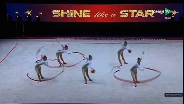 ITALY Group ITA 3 Ribbons 2 Balls FINALS EUROPEAN CHAMPIONSHIPS 2023 смотреть онлайн