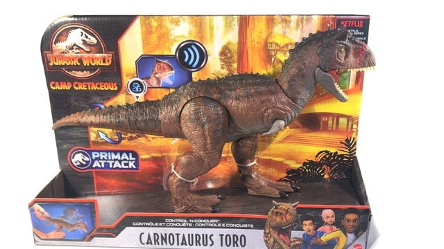 NEW Mattel Control N' Conquer Carnotaurus "Toro" Figure Review (Sorta) смотреть онлайн