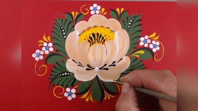 Фрагменты уроков курса "Знакомство с русскими росписями" смотреть онлайн