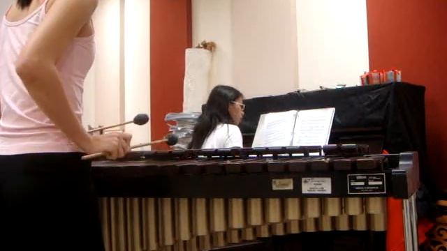 Cai Hong on piano and marimba смотреть онлайн