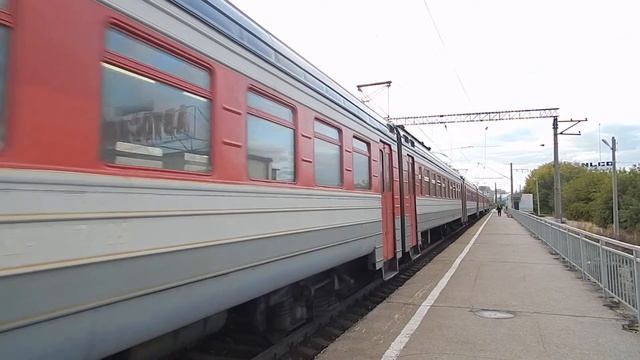 Электропоезд ЭР2К-1073 платформа 203км смотреть онлайн