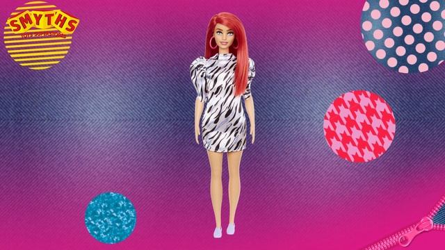 Barbie Fashionista Doll 168 Zebra Dress - Smyths Toys смотреть онлайн