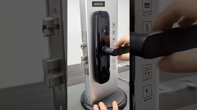 AISUO M2 TUYA WIFI Mobile Phone Remote Unlock Finger Card Key Temporary Password Smart Door Lock