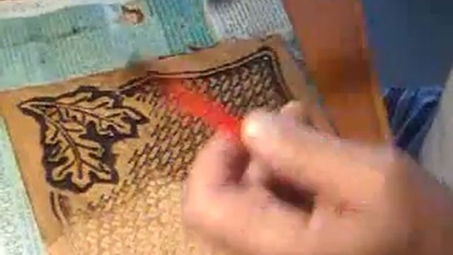 Красим антик пастой.