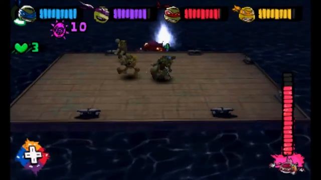 Teenage Mutant Ninja Turtles (3DS) - 100% Walkthrough - Level 1-3 Docks смотреть онлайн