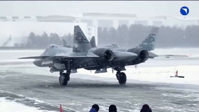 Sukhoi Su-57 stealth fighter jet смотреть онлайн