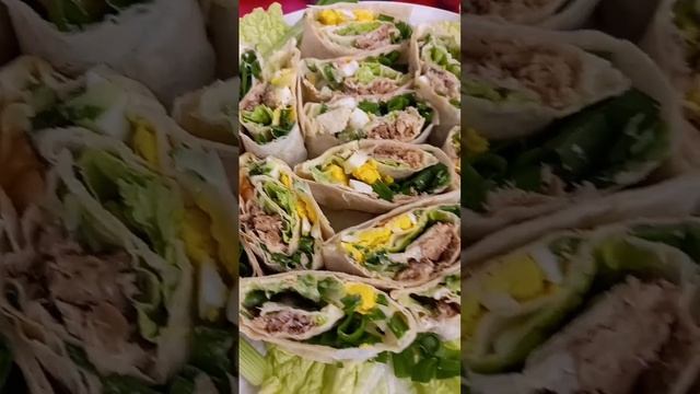 Закуска из лаваша с зеленью и рыбой, вкуснота ,быстро, доступно😋 смотреть онлайн