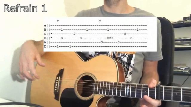 Let Her Go - Passenger - TAB + TUTO Guitare