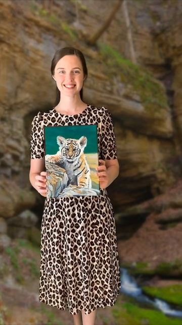 Painting of the tiger | Рисую моего любимого животного смотреть онлайн
