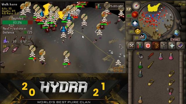HYDRA (OSRS PURE CLAN) - SUNDAY WAR - Feb 7th 2021 смотреть онлайн