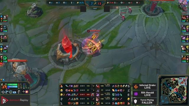 NAUTILUS & Samira vs THRESH & Aphelios (SUP) | 71% winrate, 1/1/13 | KR Master | 14.8 смотреть онлайн