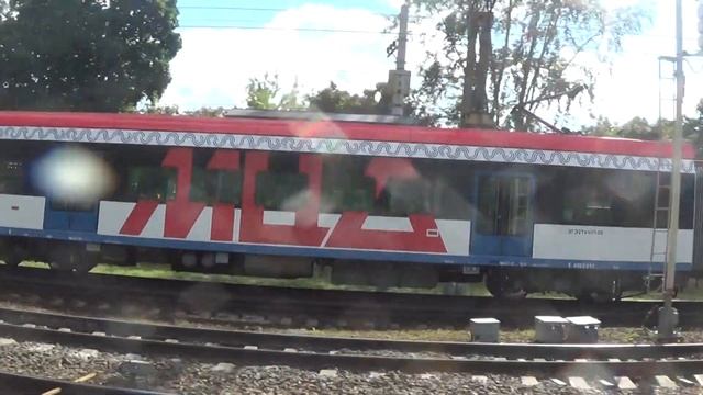 Электропоезд ЭГЭ2ТВ-005 Иволга сообщением Ипподром - Зеленоград-Крюково смотреть онлайн