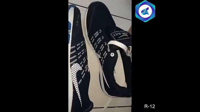 Sepatu sneakers Nike sepatu olahraga lari pria/cowok R-12 смотреть онлайн