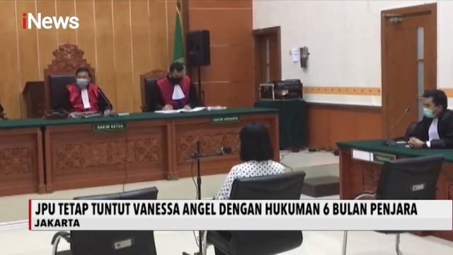 JPU Tetap Tuntut Vanessa Angel Dengan Hukuman 6 Bulan Penjara - INews Pagi 28/10