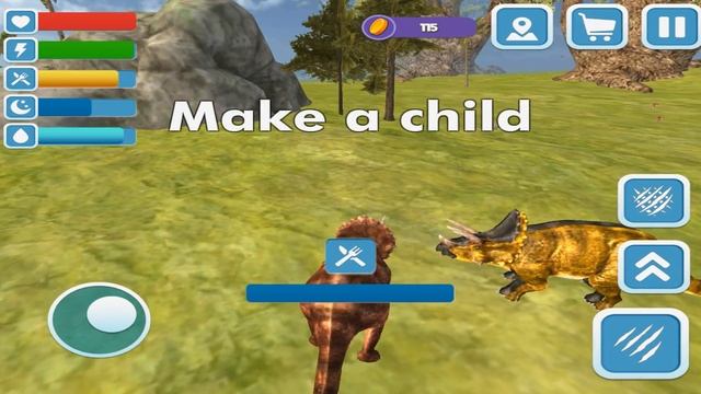 🐉👍Triceratops Simulator 3D-By WonderAnimals Simulation -Mobile game смотреть онлайн