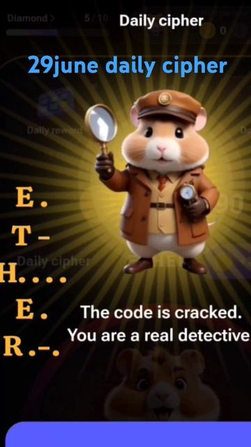 29 june hamster daily cipher code | today's hamster Kombat daily morse code 29 june#hamsterkombat смотреть онлайн