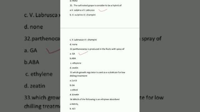 ICAR NET (HORTICULTURE FRUIT SCIENCE QUESTION PAPER) 2019-20 PART-1 смотреть онлайн