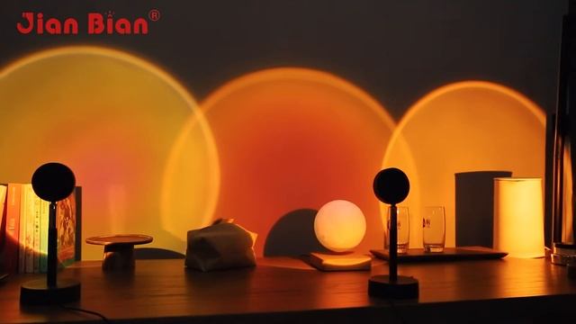 Three color sunset projector Lamp смотреть онлайн