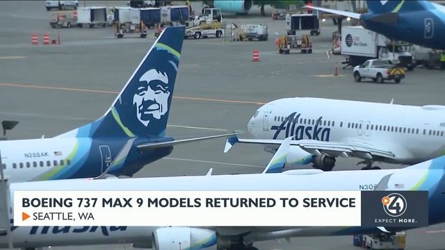 Boeing 737 MAX 9 Models return to service in Seattle смотреть онлайн