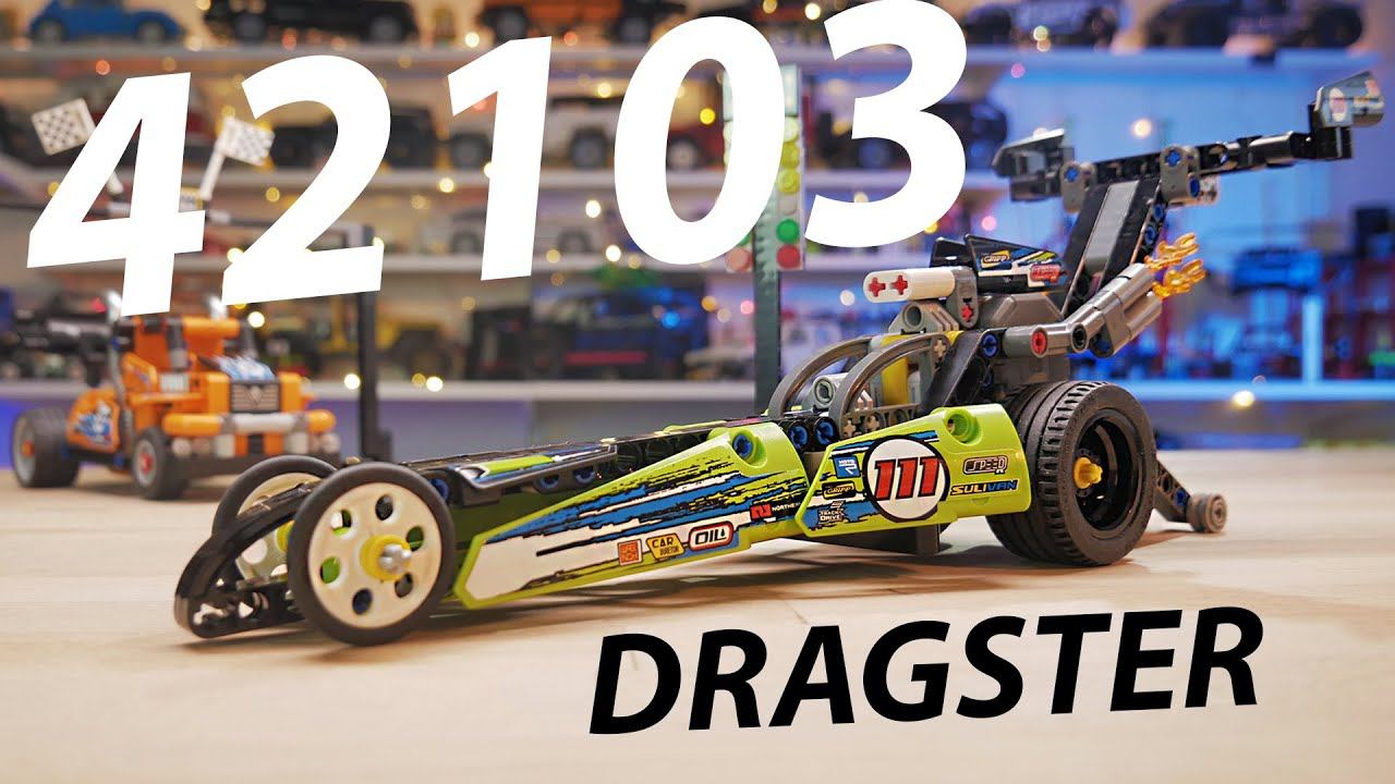 ОБЗОР 42103 LEGO Technic DRAGSTER / 2020 PullBack #1 / REVIEW / НОВИНКА 2020 смотреть онлайн