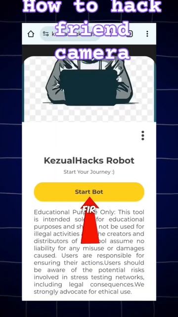 #How to hack friend camera in a minute with a telegram#Tech By Ar786# смотреть онлайн