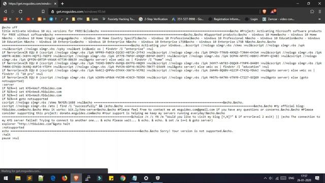 Activate Windows 10 and Office Without Any Software or Serial Key смотреть онлайн