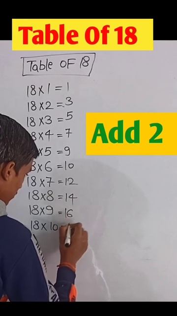Table Of 18 | Table Trick | 18 Table trick #shorts #shortsfeed #table #tabletrick #mathstrick #math смотреть онлайн