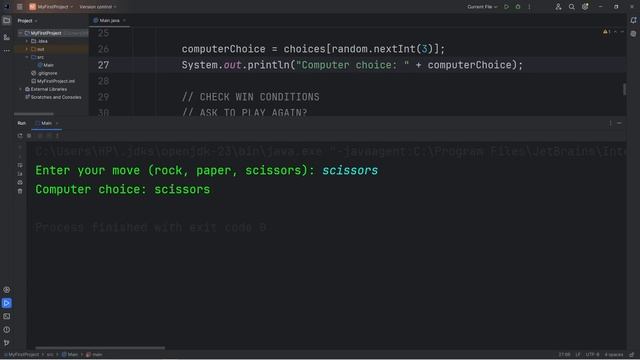 Lets code a Java ROCK PAPER SCISSORS game _37 смотреть онлайн