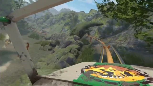 Американские горки VR (мир динозавров) #3 смотреть онлайн