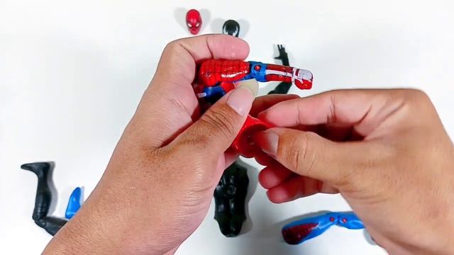 AVENGERS TOYS ASSEMBLE SPIDER-MAN IRON MAN VENOM SUPERHERO TOYS смотреть онлайн