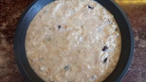 ПП запеканка из овсяных хлопьев с творогом и бананом