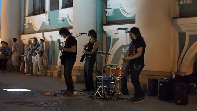 "Виктор Цой - Кукушка". Уличный кавер. смотреть онлайн