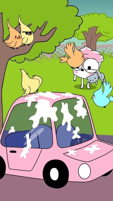 Cat vs Birds #shorts смотреть онлайн