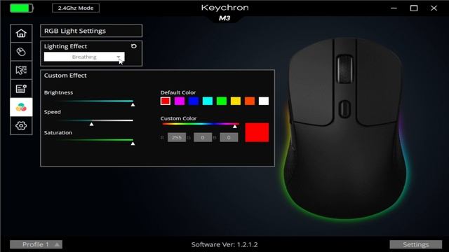 Keychron M3 Wireless Mouse Teszt