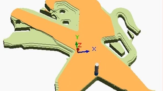 Peugeot Logo Milling смотреть онлайн