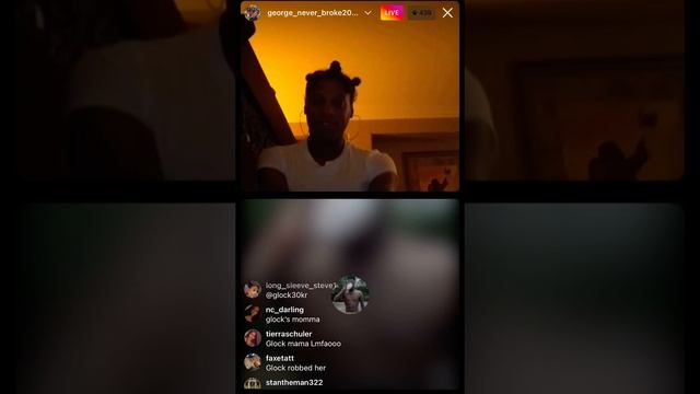 1017Timdadon on live with Glocks ex Georgeana, she gets in trouble at the end 😅 смотреть онлайн